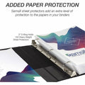 Samsill Ring Binder, Black, 8 1/2" Width x 11" Length, 4 / Pack, SAMMP46460