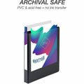 Samsill Ring Binder, Black, 8 1/2" Width x 11" Length, 4 / Pack, SAMMP46430