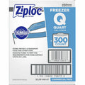 S. C. Johnson & Son Ziploc Grip n' Seal Freezer Bags, Blue, 1 Carton, SJN364957