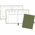 ACCO At-A-Glance Foundation Undated Weekly Monthly Planner, Green, Small, 5 1/2" x 8 1/2", AAGFD20060