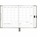 ACCO At-A-Glance Foundation Undated Weekly Monthly Planner, Green, Small, 5 1/2" x 8 1/2", AAGFD20060