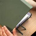 ACCO At-A-Glance Foundation Undated Weekly Monthly Planner, Green, Small, 5 1/2" x 8 1/2", AAGFD20060