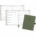 ACCO At-A-Glance Foundation Undated Weekly Monthly Planner, Green, Small, 5 1/2" x 8 1/2", AAGFD20060