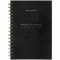 ACCO At-A-Glance Signature Lite Weekly Monthly Planner, Black, 5 1/2", AAGYP200L05