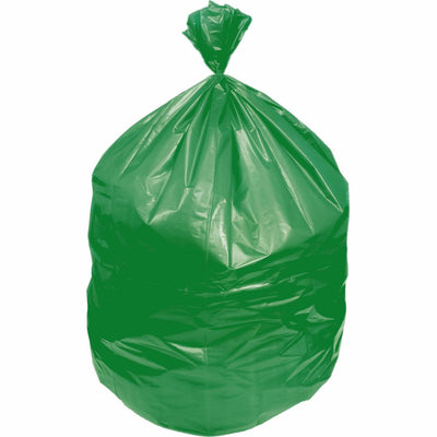 Novolex Heritage Eco Blend Max Can Liners, Green Tint, 1 Carton, HERL5645TEER1
