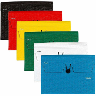 ACCO Five Star Letter Expanding File, Assorted, 8 1/2" Width x 11" Length, MEA350101