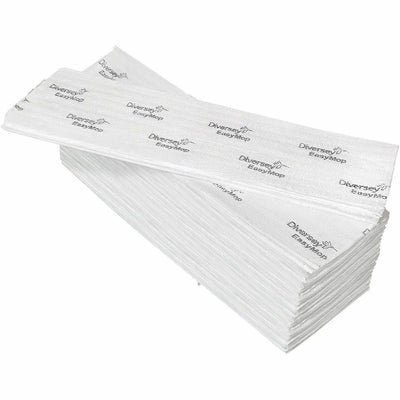 Diversey TASKI EasyMop Single-Use Mop Pads, White, 10 / Carton, DVOD1232213