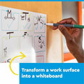 3M Post-it Easy Erase Whiteboard Roll, 3'x2', 24", MMMEE3X2