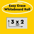 3M Post-it Easy Erase Whiteboard Roll, 3'x2', 24", MMMEE3X2