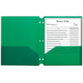C-Line Letter Pocket Folder, Green, 8 1/2" Width x 11" Length, 25 / Box, CLI33933BX