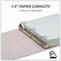 Samsill Earth's Choice Ring Binder, Rose, 2 / Pack, SAMU69540