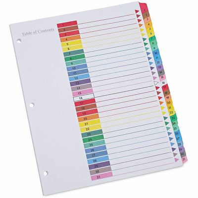 Universal Index Divider, 1 Set, UNV24814