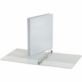 Universal Economy Round Ring View Binder, 3 Rings, 1" Capacity, 11 x 8.5, White, 12/Carton, UNV20962CT