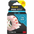 3M Scotch Scotch-Mount Clear Double-Sided Mounting Tape, 1 Roll, MMM410H