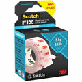 3M Scotch Scotch-Mount Clear Double-Sided Mounting Tape, 1 Roll, MMM410H