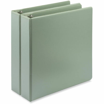 Samsill Earth's Choice Ring Binder, Sage, 2 / Pack, SAMU69542