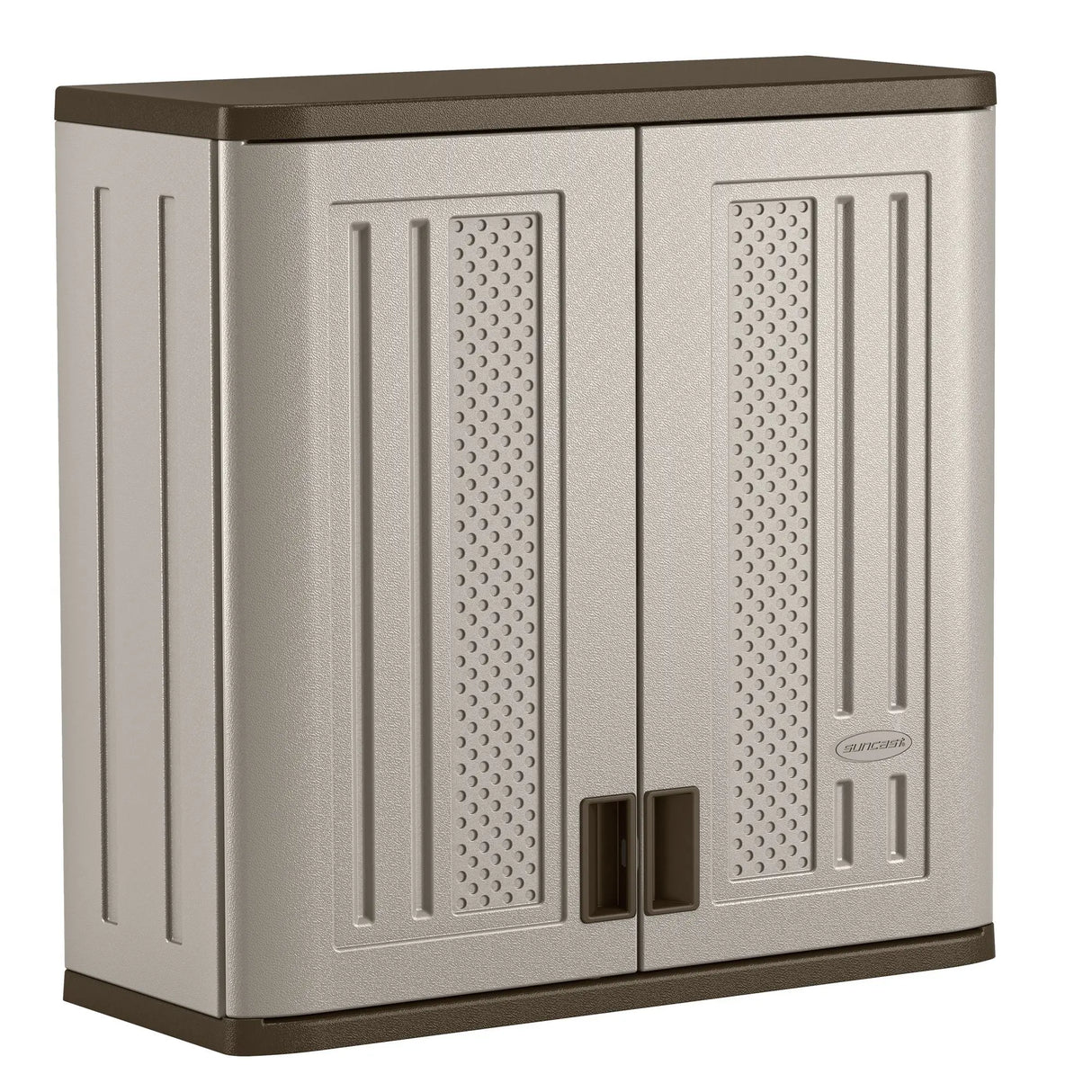 Suncast Wall Storage Cabinet (Gray) | Durable Organization for Garage & Garden Suncast