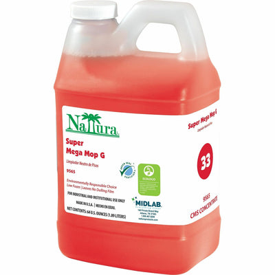 Midlab Nattura Super Mega Mop G, Red, 4 / Carton, MLB95650065T