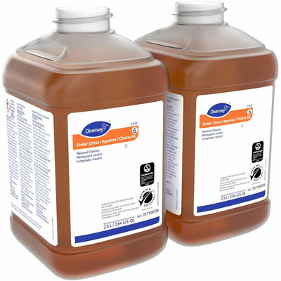 Diversey Care Stride Citrus Neutral Cleaner, Orange, 2 / Carton, DVO101109756