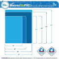 Floortex Ecotex Marvec BioPVC Chairmat, Clear, FLRNCCMFLFG0002