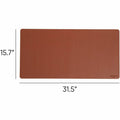 Smead Waterproof Desk Pad, Saddle, SMD64832