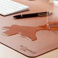 Smead Waterproof Desk Pad, Saddle, SMD64832