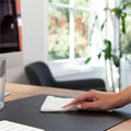 Smead Waterproof Desk Pad, Charcoal, SMD64833
