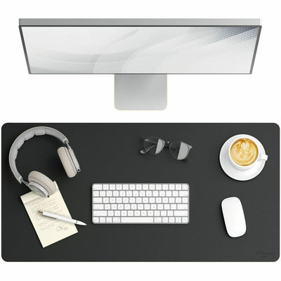 Smead Waterproof Desk Pad, Charcoal, SMD64833