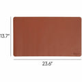 Smead Waterproof Desk Pad, Saddle, SMD64837