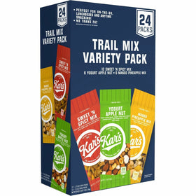 Kar's Nuts Trail Mix Variety Pack, 24 / Box, KAR08363