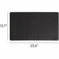Smead Waterproof Desk Pad, Charcoal, SMD64838