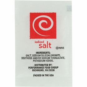 Sugar Foods Salt Packets, 3 / Carton, SUG09295