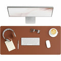 Smead Waterproof Desk Pad, Saddle, SMD64827