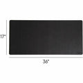 Smead Waterproof Desk Pad, Charcoal, SMD64828