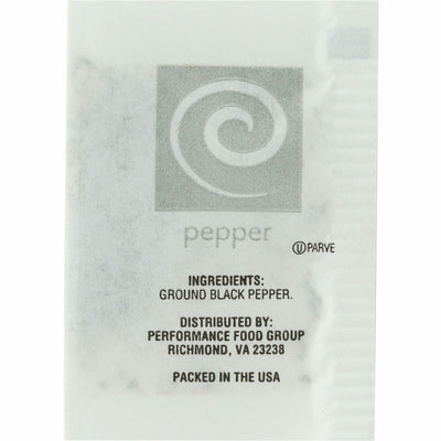 Sugar Foods Pepper Packets, 3 / Carton, SUG09288