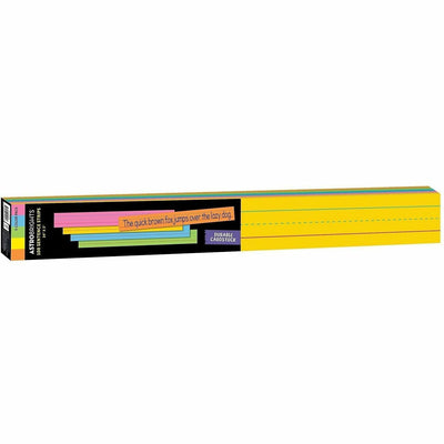 Neenah Paper Astrobrights Ruled Handwriting Strips, Assorted, 100 / Pack, WAU91992
