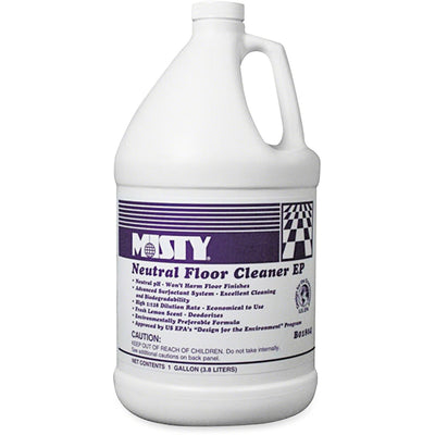 Zep MISTY Neutral Floor Cleaner, Green, 4EA/CT — view 1