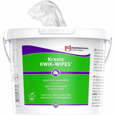 S. C. Johnson & Son Kresto KWIK-WIPES, Red, 130 / Each, SJNKKW130W