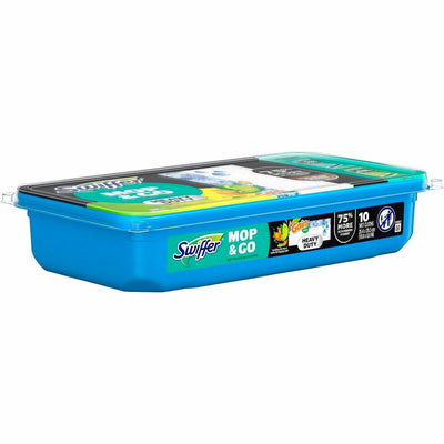Procter & Gamble Swiffer Sweeper HvyDty Mop Cloths, Blue, 10 / Each, PGC76471