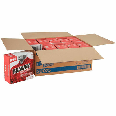 Georgia Pacific . Brawny Professional D300 DRC Wipers, White, 10 / Carton, GPC20075