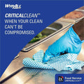 Kimberly-Clark Wypall Critical Clean Foodservice Cloths, Blue, 200 / Box, KCC51636