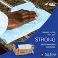 Kimberly-Clark Wypall Critical Clean Foodservice Cloths, Blue, 200 / Box, KCC51636