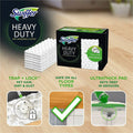 Procter & Gamble Swiffer HvyDty MS Sweep Cloths, Black, 1 Box, PGC77198