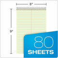 TOPS Ampad White Cover Steno Book, 6" x 9", 6 / Pack, TOP25278