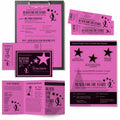 Wausau Paper AstroBrights 65 lb Cardstock, Orchid, 8 1/2" x 11", 1 Pack, WAU21951