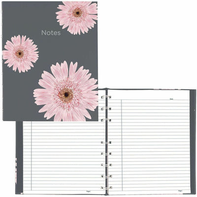 Dominion Blueline Blueline NotePro Pink Daisy Notebook, 9 1/4" x 7 1/4", REDA601601