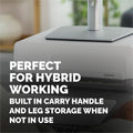 Fellowes Breyta Monitor Stand, White, FEL100098565