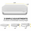 Fellowes Breyta Monitor Stand, White, FEL100098565
