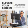 Fellowes Breyta Monitor Stand, Black, FEL100098502