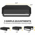 Fellowes Breyta Monitor Stand, Black, FEL100098502